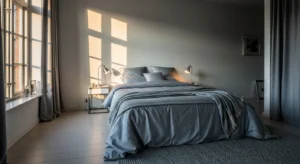 Serene Silver: Minimalist Bedroom Ideas for Everyday Luxury