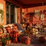 Terracotta Bohemian Outdoor Balcony Ideas & Expert Decor Tips
