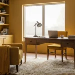 10 Mustard Farmhouse Home Office Ideas for Productivity