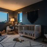 Bold Black Bohemian Nursery & Kids Room Ideas
