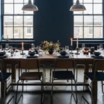 Navy Blue Industrial Dining Room Ideas for Everyday Living