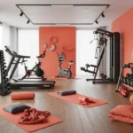 Modern Home Gym Ideas: Designing an Energizing Coral Space