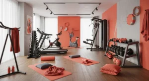 Modern Home Gym Ideas: Designing an Energizing Coral Space