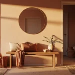 Warm Peach Christmas: Best Scandi Entryway Ideas