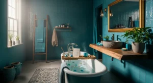 Teal Bohemian Bathroom ideas: Create Your Boho Oasis