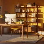 Sunny Yellow Scandi Home Office Ideas & Inspiration
