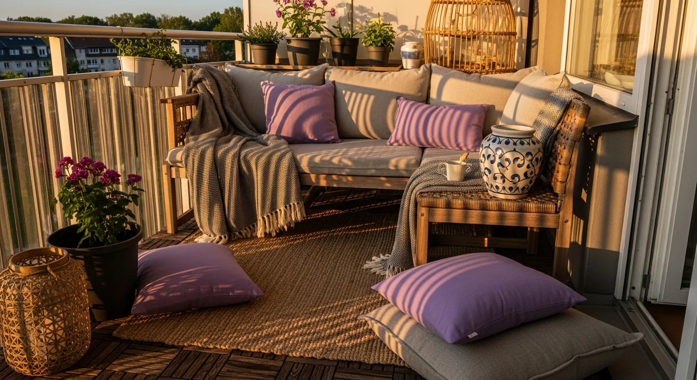 Styling tips for Industrial Outdoor Balcony ideas with delicate pastel accents.