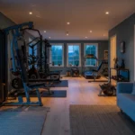 Scandi Home Gym Ideas: Calming Dusty Blue Design Guide